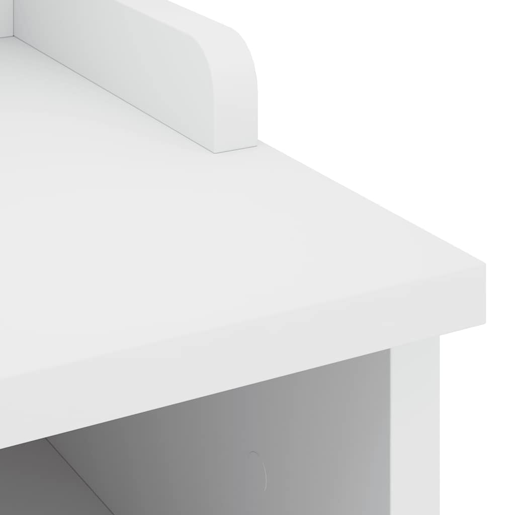 vidaXL Πάγκος διαδρόμου "SANDNES" Λευκό 87x40x50 εκ. Πεύκο ξύλο