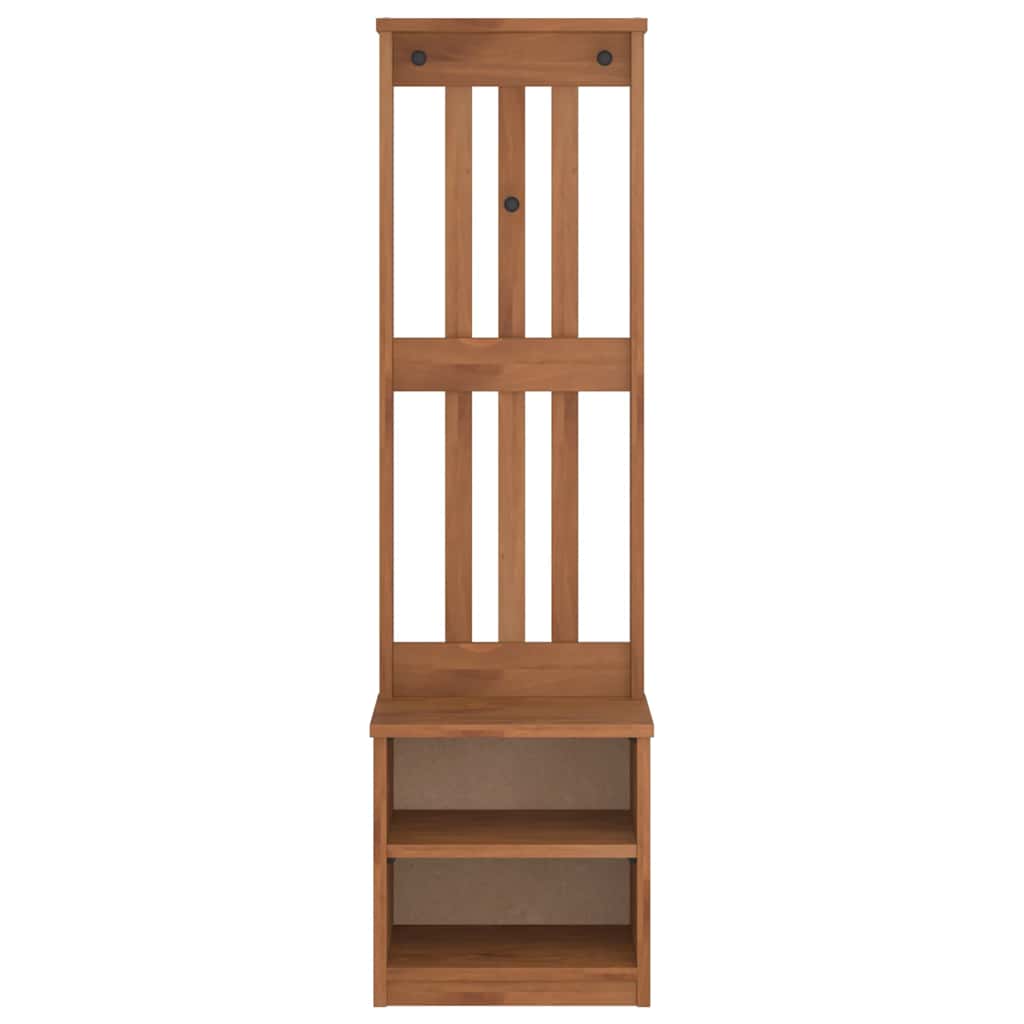 vidaXL Δέντρο χωλ "SANDENS" 45x40x159,5 εκ.Πεύκο μασίφ ξύλο