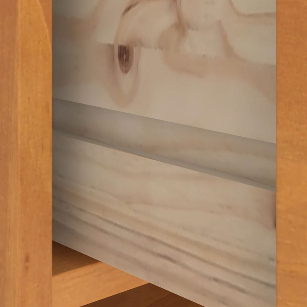 vidaXL Δέντρο χωλ "SANDNES" 87x40x159,5 εκ. Πεύκο μασίφ ξύλο