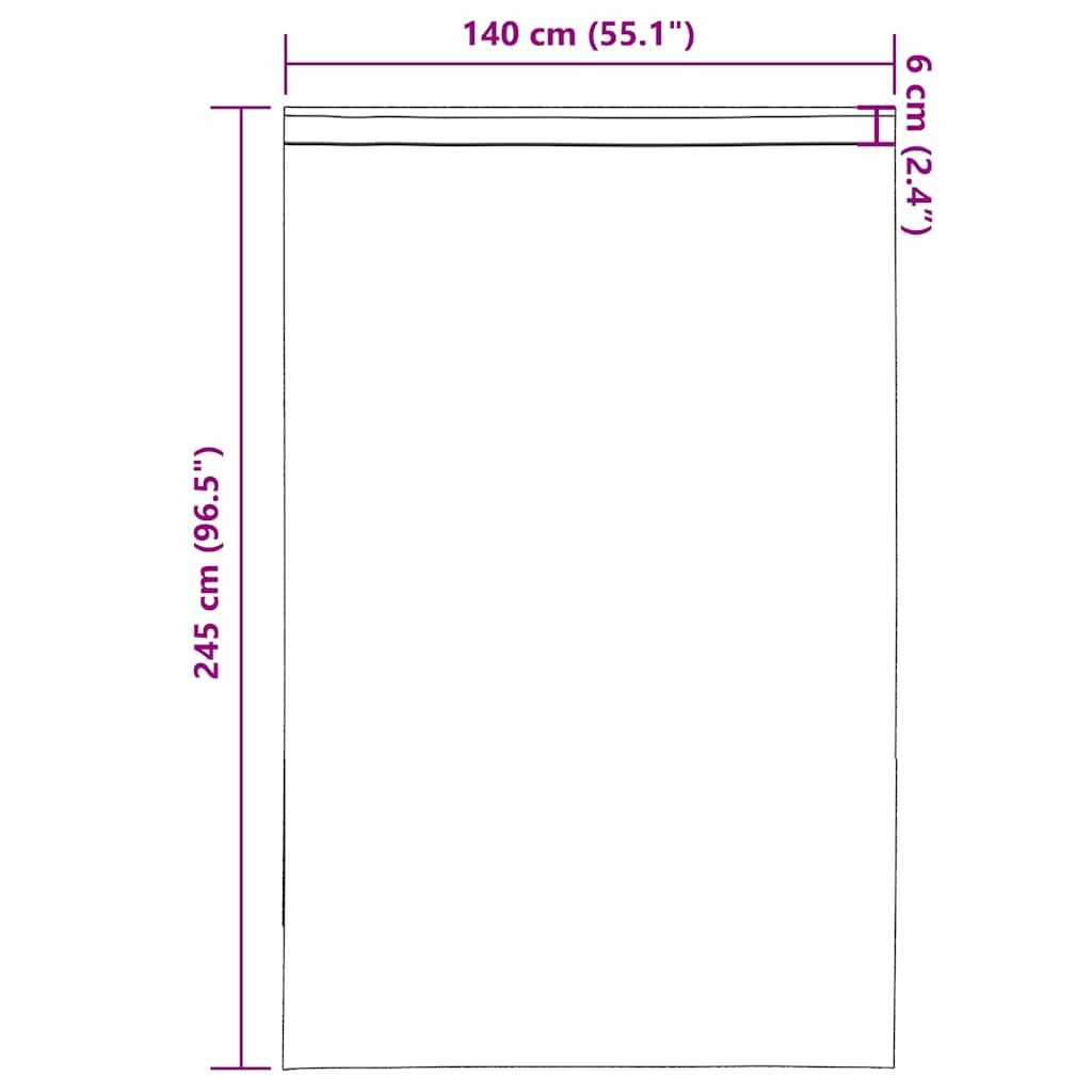 vidaXL Voile κουρτίνες με τσέπες ράβδου 2 τεμάχια Ανοιχτό Ροζ