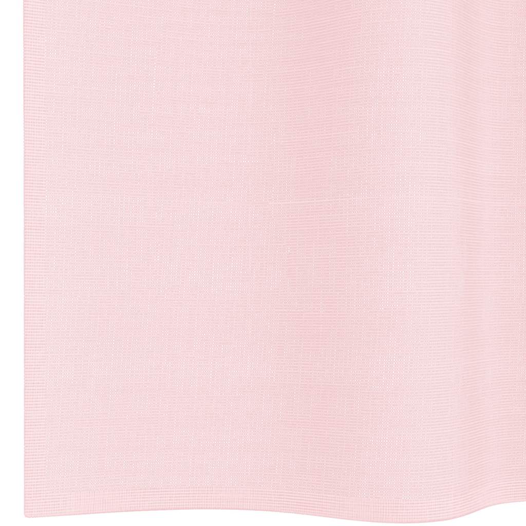 vidaXL Κουρτίνες Voile με Θηλιές 2 τεμ. Ανοιχτό Ροζ 140x225 εκ.