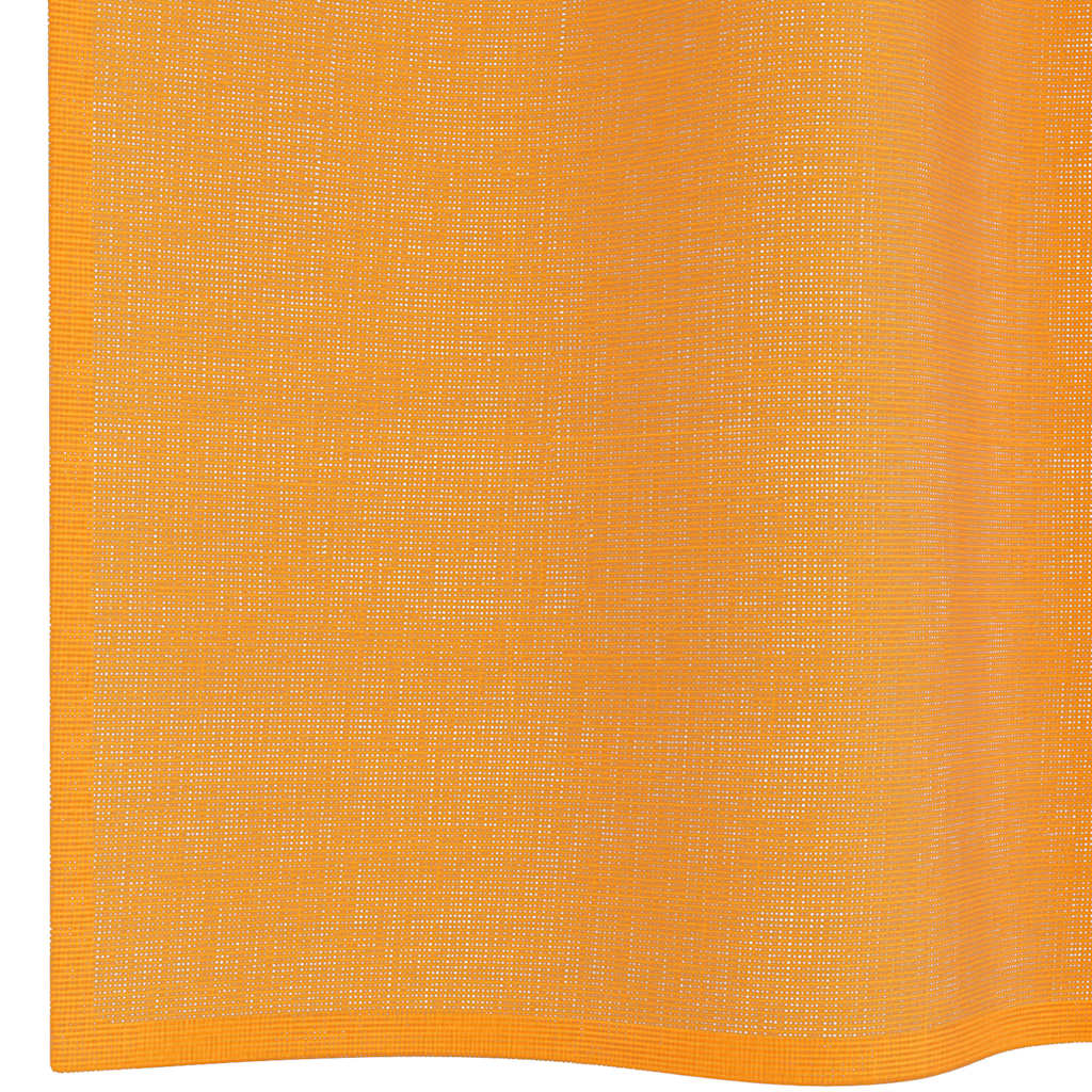 vidaXL Κουρτίνες Voile με Θηλιές 2 τεμ. Πορτοκαλί 140x225 εκ.
