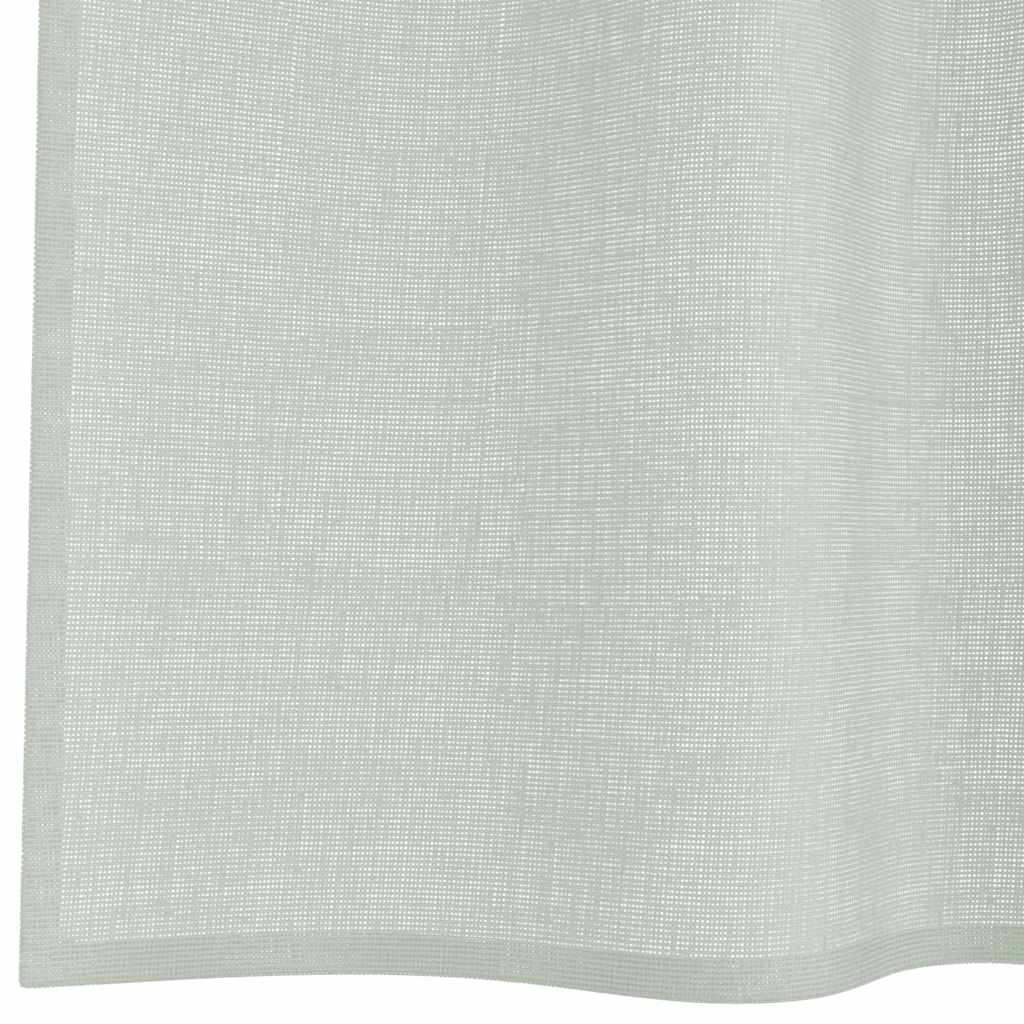 vidaXL Κουρτίνες Voile με Θηλιές 2 τεμ. Ανοιχτό Γκρι 140x245 εκ.