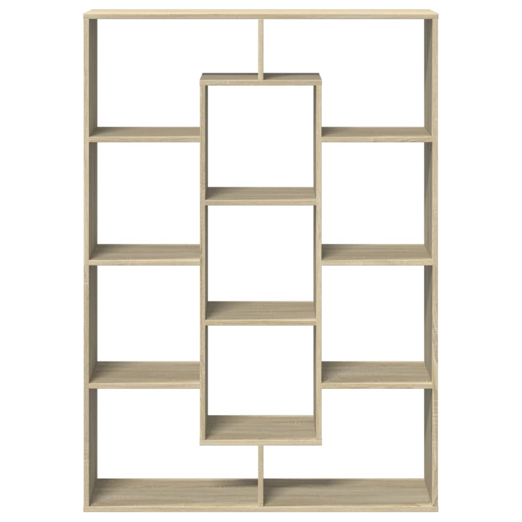 vidaXL Βιβλιοθήκη Χρώμα Sonoma Δρυς 102x29x143 εκ. Επεξεργασμένο Ξύλο