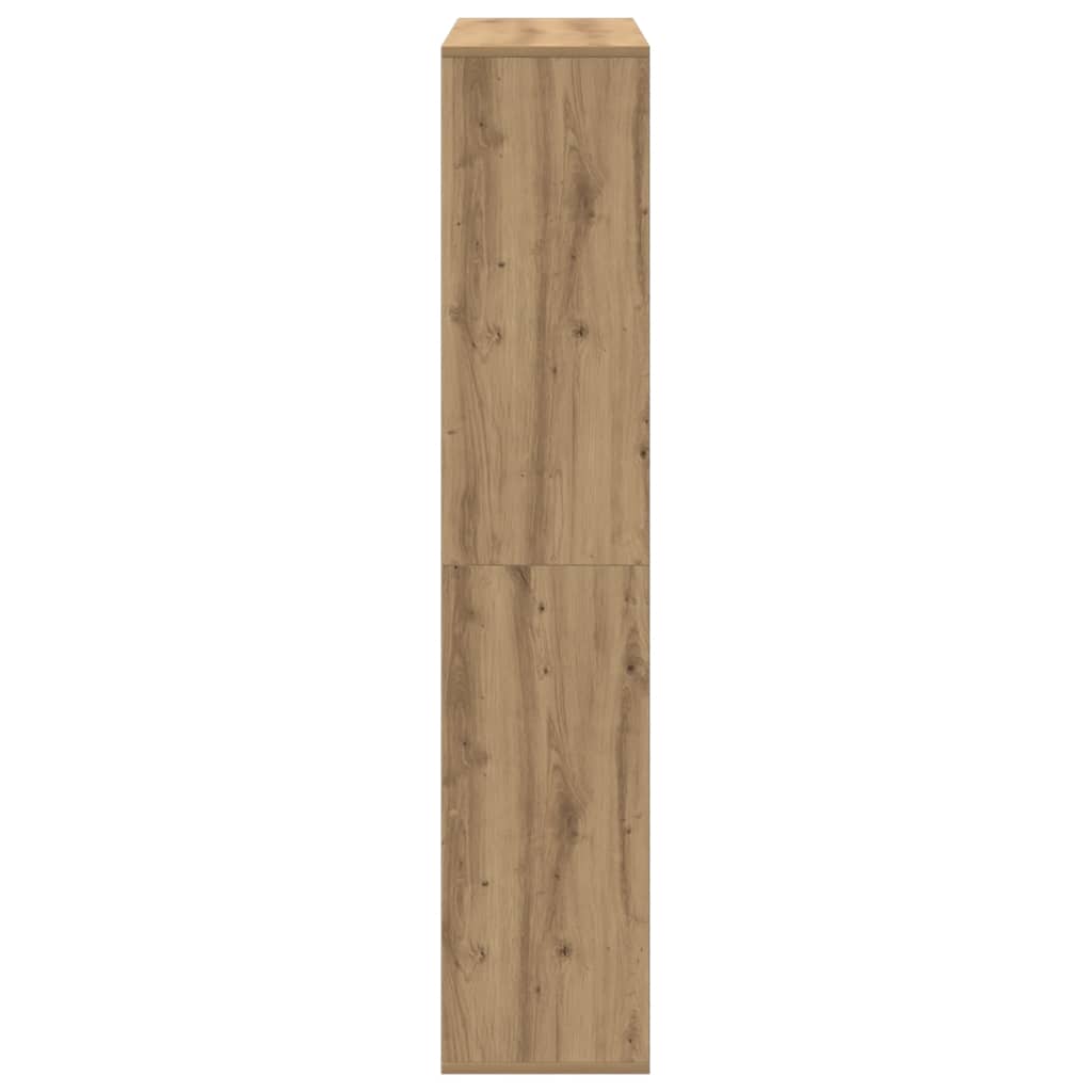 vidaXL Βιβλιοθήκη Αρτισιανή Δρυς 102x29x143 εκ. από Επεξ. Ξύλο