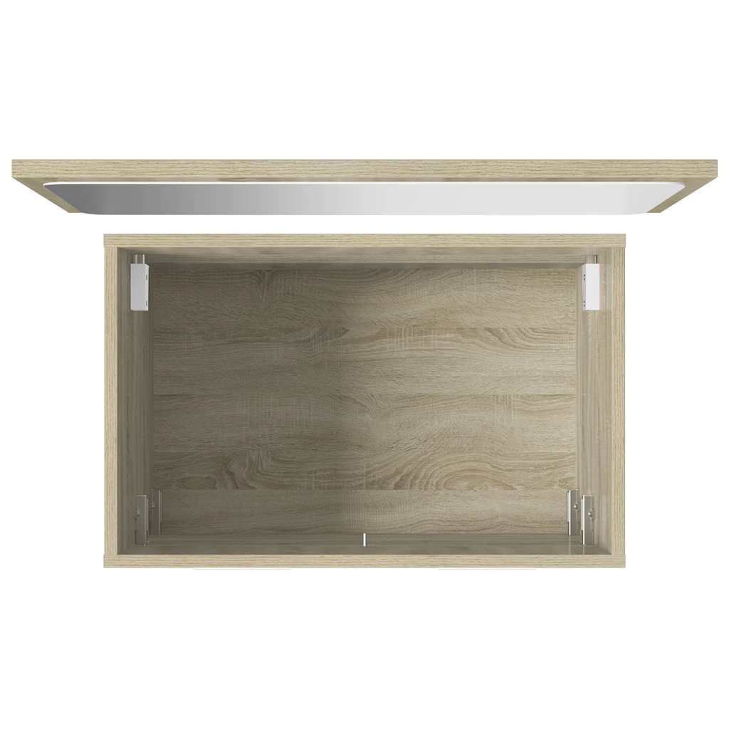 vidaXL Σετ Επίπλων Μπάνιου 2 Τεμαχίων Sonoma Δρυς Επεξεργασμένο Ξύλο