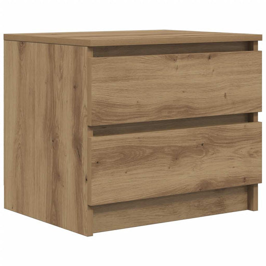 vidaXL Κομοδίνο Αρτισιανή Δρυς 50x40x43.5 εκ. από Επεξεργασμένο Ξύλο