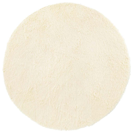 vidaXL Χαλί Shaggy με Ψηλό Πέλος NAVARRA Κρέμα 120x120 εκ. πολυεστέρας