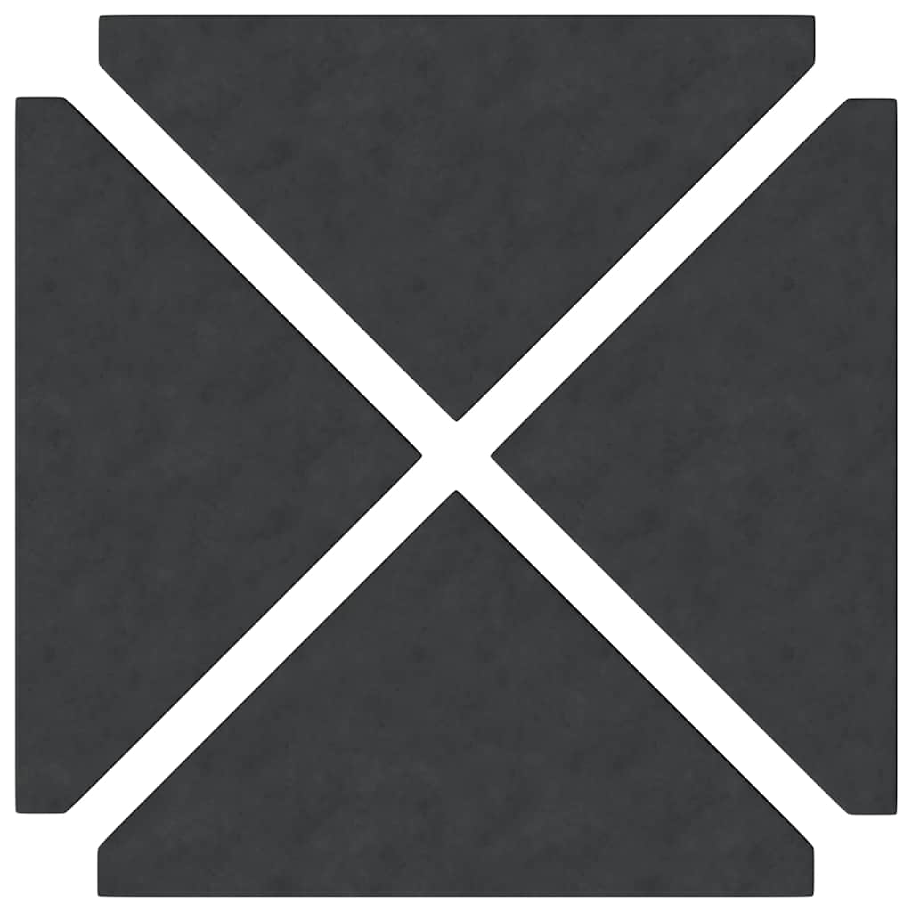 vidaXL Πλάκες βαρών ομπρέλας 4 τεμάχια Μαύρος γρανίτης τριγωνικός 14kg