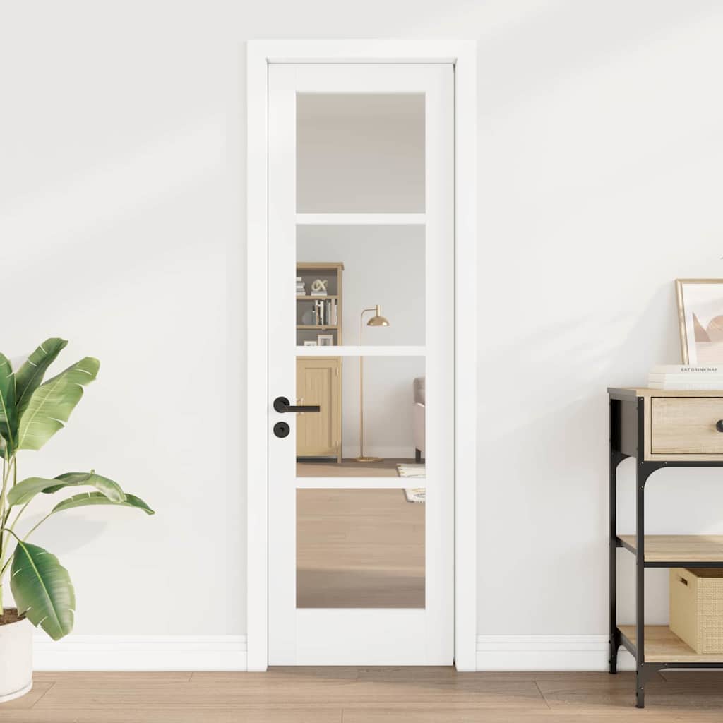 vidaXL Εσωτερική Πόρτα ORKDAL Λευκό Αστράδι 61 x 198,5 εκ.