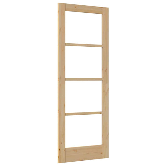vidaXL Εσωτερική Πόρτα με Γυαλί "ORKDAL" 73,5x198,5x4 cm Μασίφ Ξύλο Πεύκου
