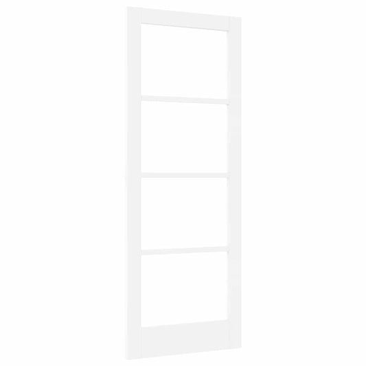 vidaXL Εσωτερική Πόρτα με Γυαλί 'ORKDAL' Άσπρη 78x202x4 εκ.