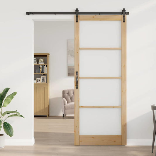 vidaXL Εσωτερική Πόρτα ORKDAL Καφέ 93 x 232 εκ.