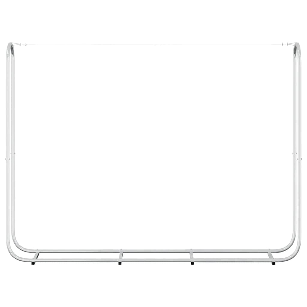 vidaXL Ράφι Καυσόξυλων 200x25x150 εκ. Γαλβανιζέ Ατσάλι