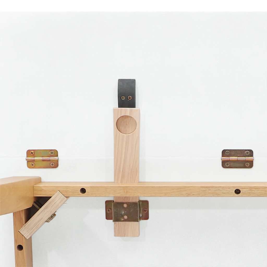 vidaXL Τραπέζι τραπεζαρίας φυσικό μασίφ ξύλο καουτσούκ