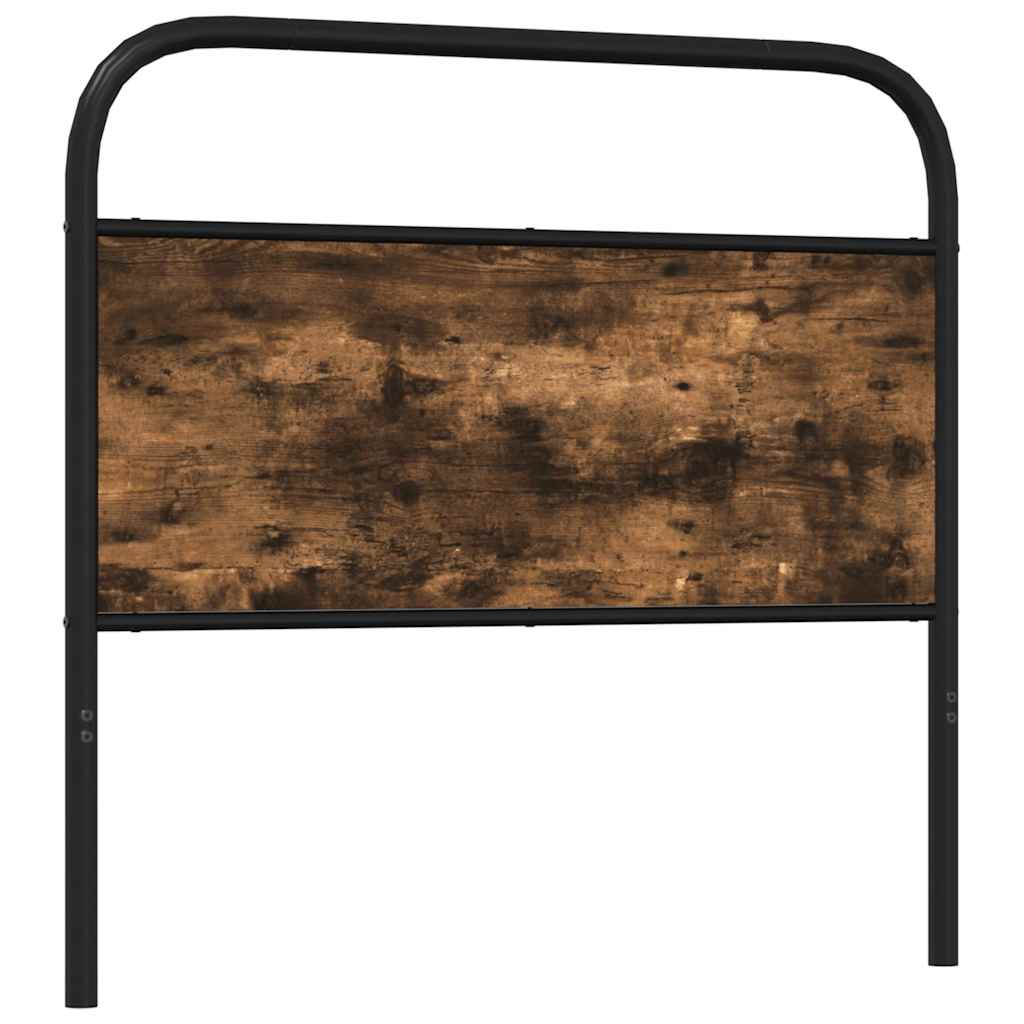 vidaXL κεφαλάρι από καπνιστή βελανιδιά 90 cm από χάλυβα μηχανικό ξύλο