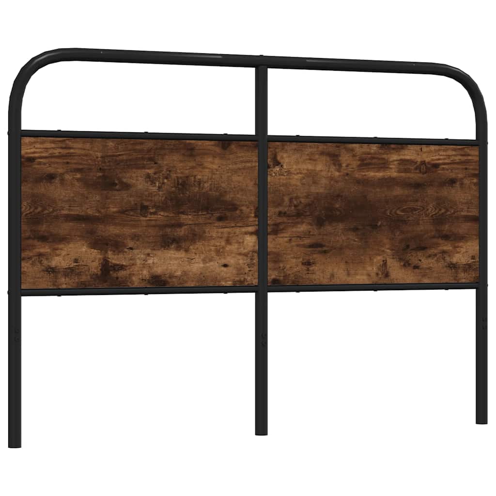 vidaXL κεφαλάρι καπνιστή βελανιδιά 135 cm από χάλυβα και μηχανικό ξύλο