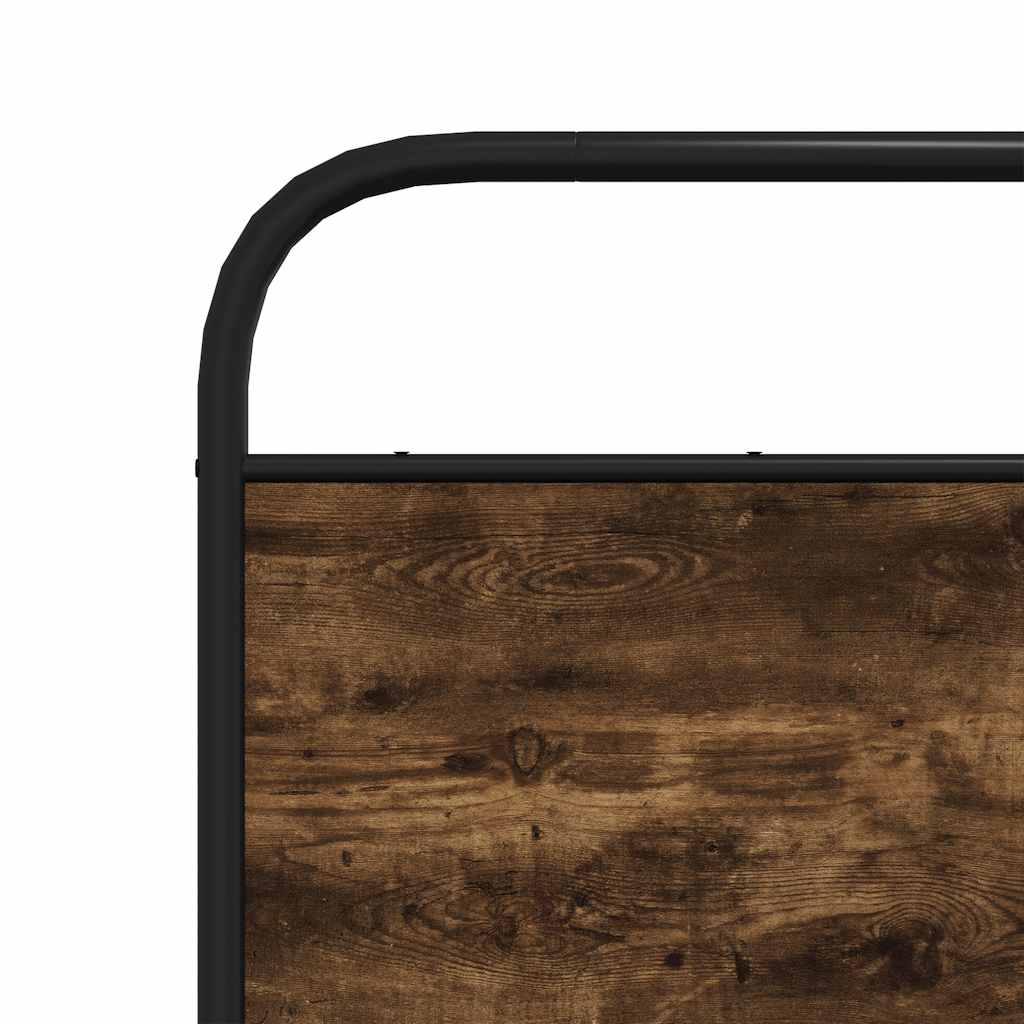 vidaXL κεφαλάρι καπνιστή βελανιδιά 135 cm από χάλυβα και μηχανικό ξύλο