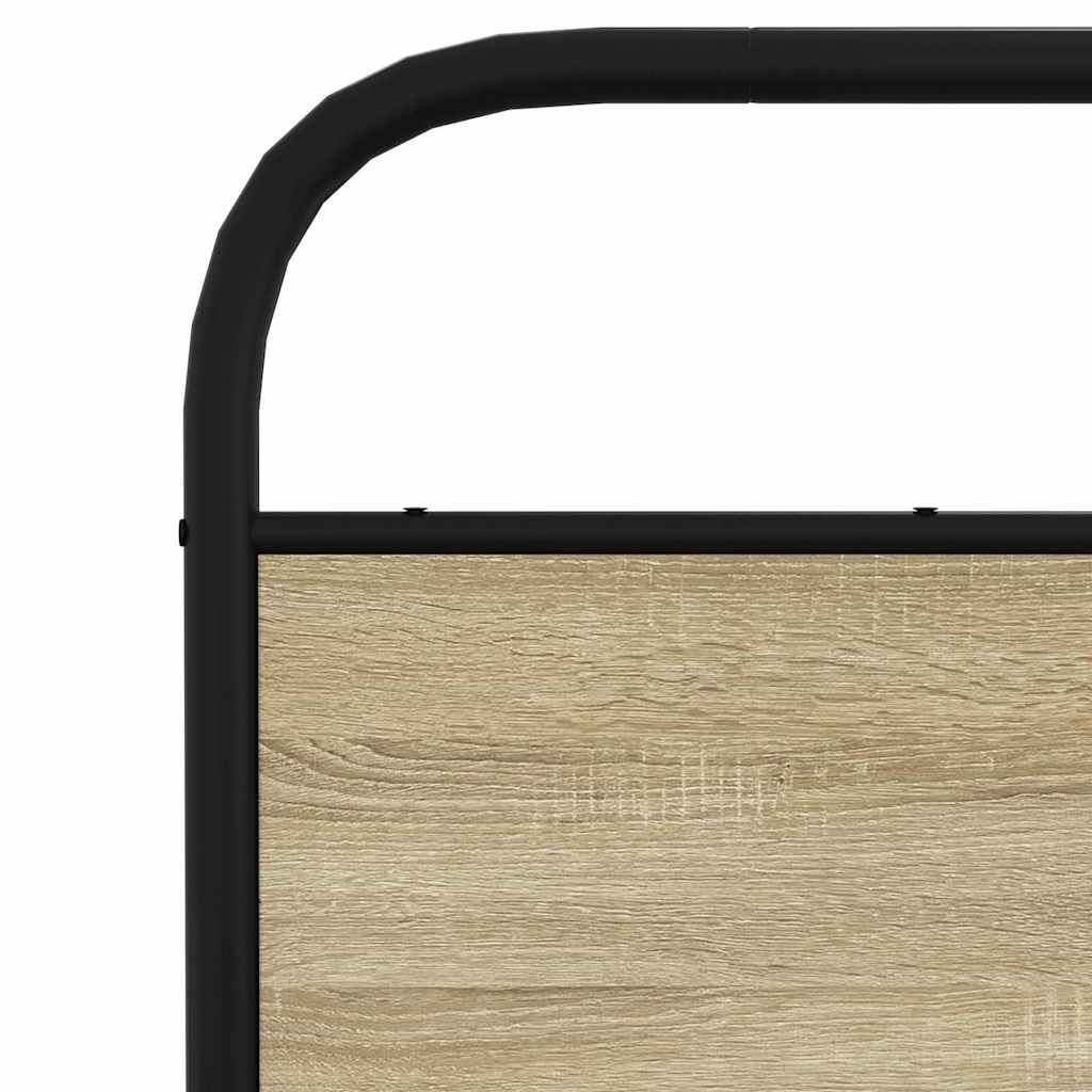 vidaXL Πλαίσιο Κρεβατιού Χωρ. Στρώμα Sonoma Δρυς 120x200εκ. Επ. Ξύλο
