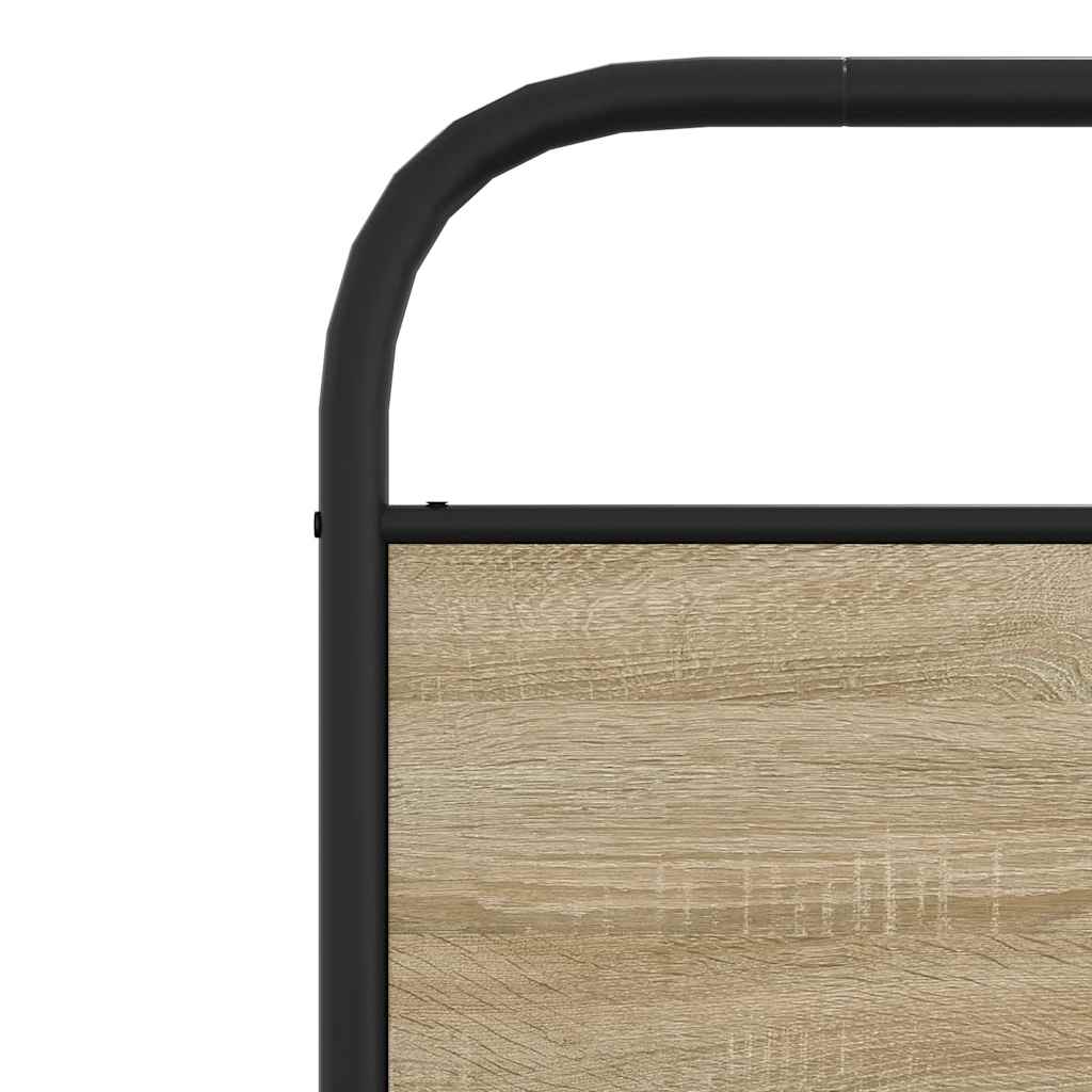 vidaXL Πλαίσιο Κρεβατιού Χωρ. Στρώμα Sonoma Δρυς 80x200εκ Επεξ. Ξύλο