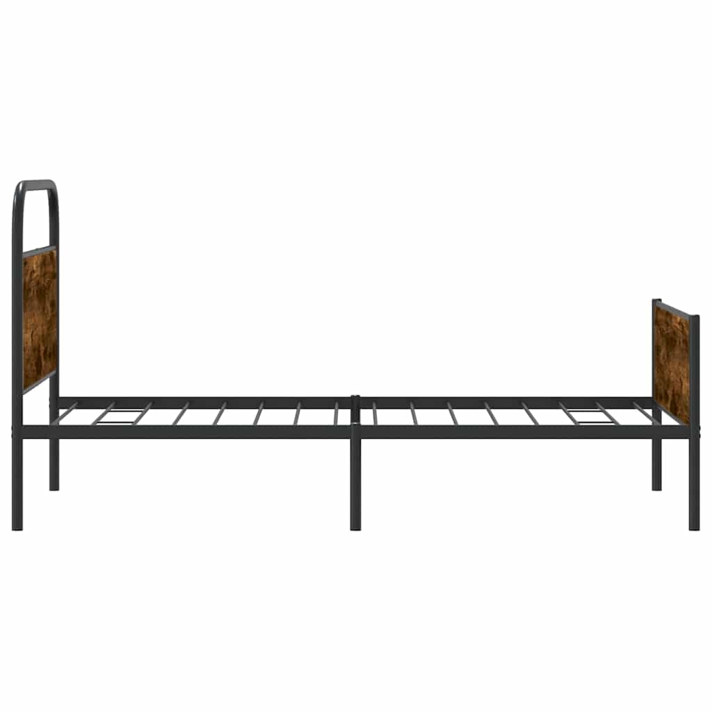 vidaXL Πλαίσιο Κρεβατιού Χωρ. Στρώμα Sonoma Δρυς 100x190 εκ Επ. Ξύλο