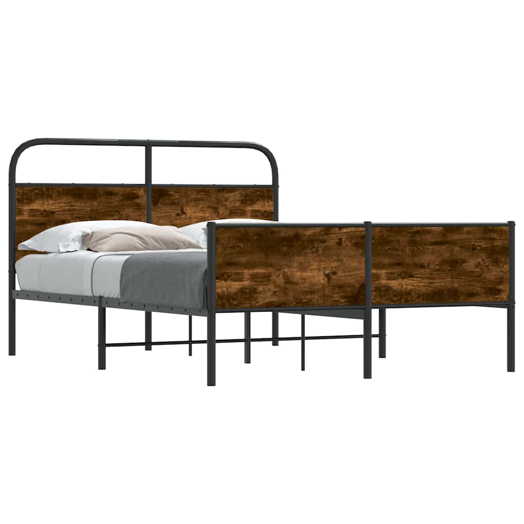 vidaXL Πλαίσιο Κρεβατιού Χωρ. Στρώμα Sonoma Δρυς 120x200εκ. Επ. Ξύλο
