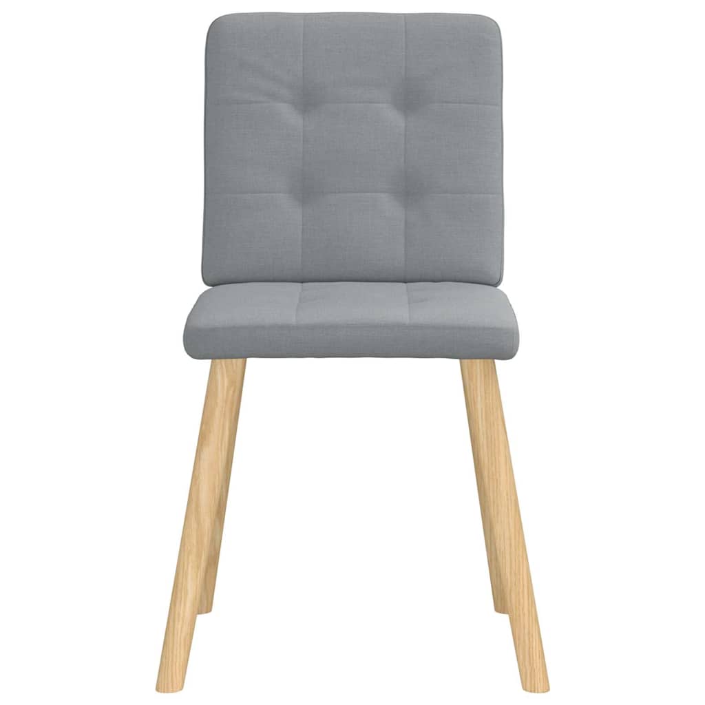 vidaXL Καρέκλες Τραπεζαρίας 4 τεμ Αν. Γκρι Υφασμάτινες