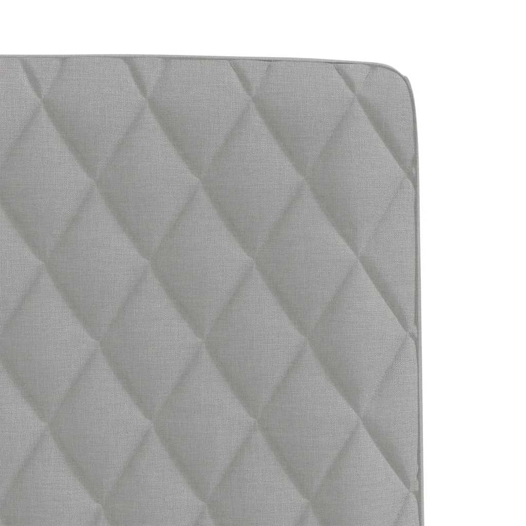 vidaXL Καρέκλες τραπεζαρίας 4 τεμ Cloud Grey Fabric