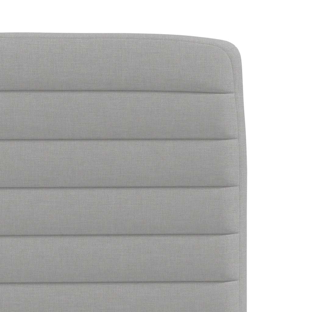 vidaXL Καρέκλες τραπεζαρίας 4 τεμ Cloud Grey Fabric
