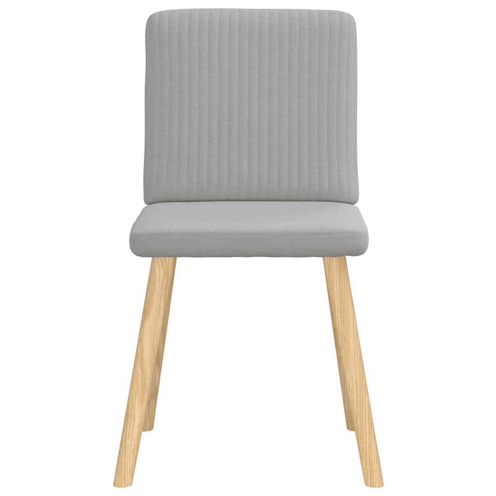 vidaXL Καρέκλες τραπεζαρίας 4 τεμ Cloud Grey Fabric