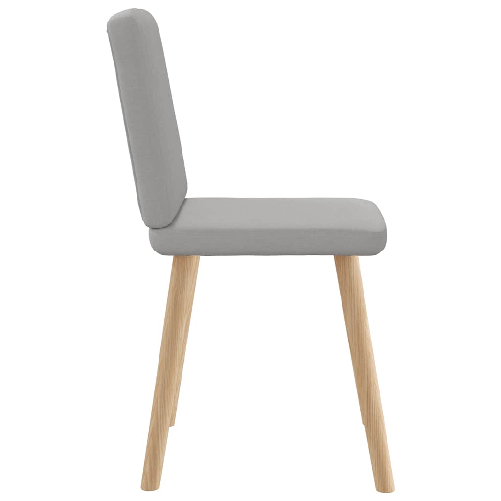 vidaXL Καρέκλες τραπεζαρίας 4 τεμ Cloud Grey Fabric