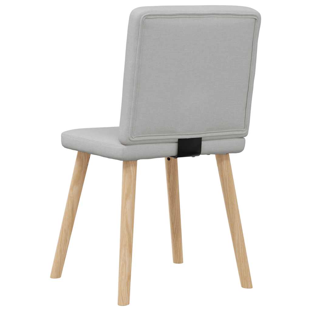 vidaXL Καρέκλες τραπεζαρίας 4 τεμ Cloud Grey Fabric
