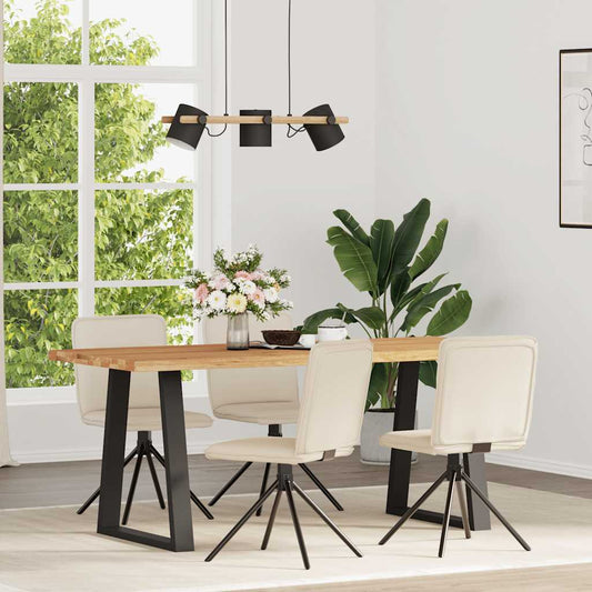 vidaXL Καρέκλες Τραπεζαρίας 4 Τεμ. Λινές