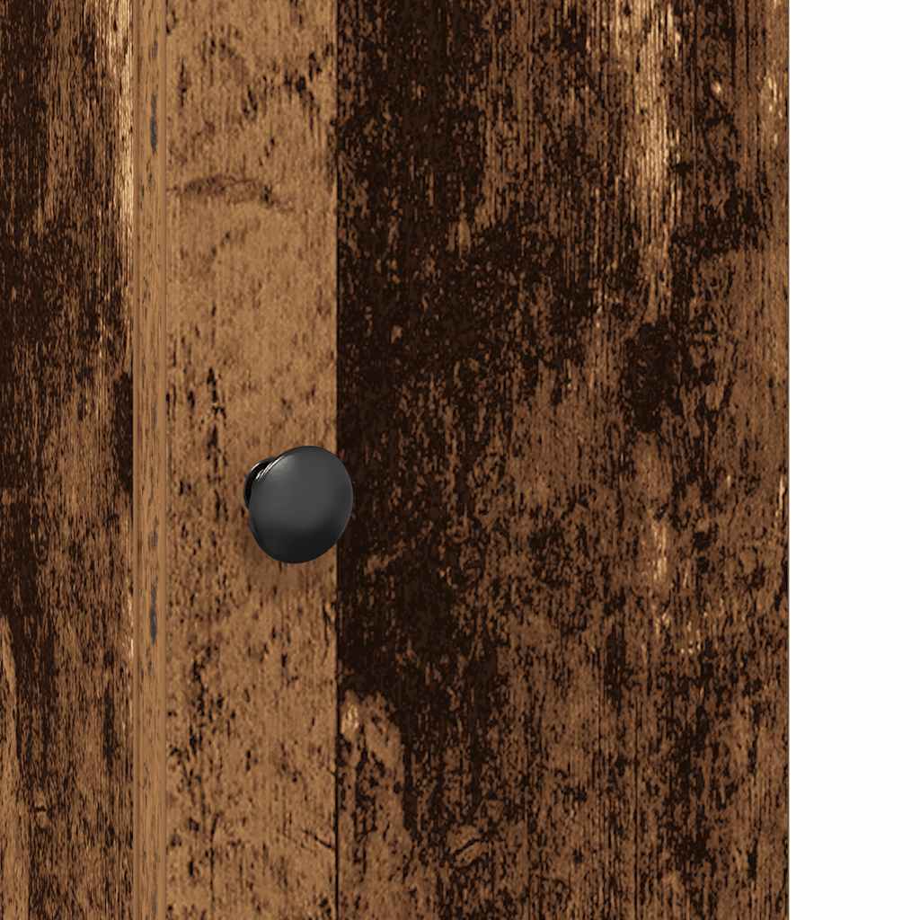 vidaXL Ντουλάπι μπάνιου με θήκη για ρολά 20,5x22x72 εκ.