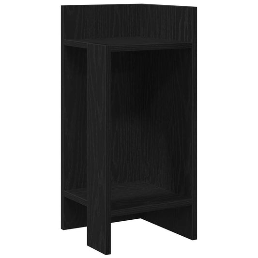 vidaXL Τραπεζάκι με ράφι mαύρο 25,5x27x60 cm