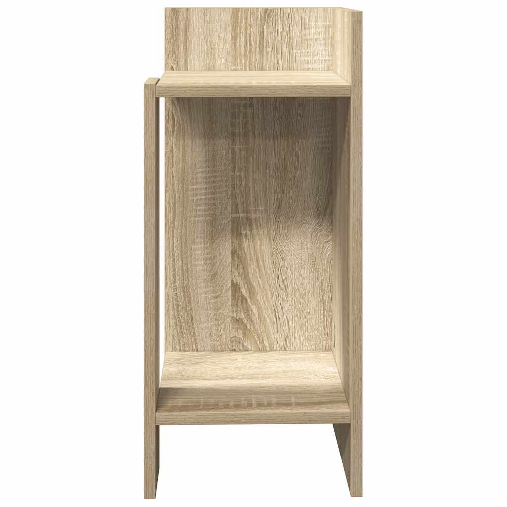 vidaXL Τραπεζάκια 2 τεμ. με ράφι Sonoma Δρυς 25,5x27x60 εκ.