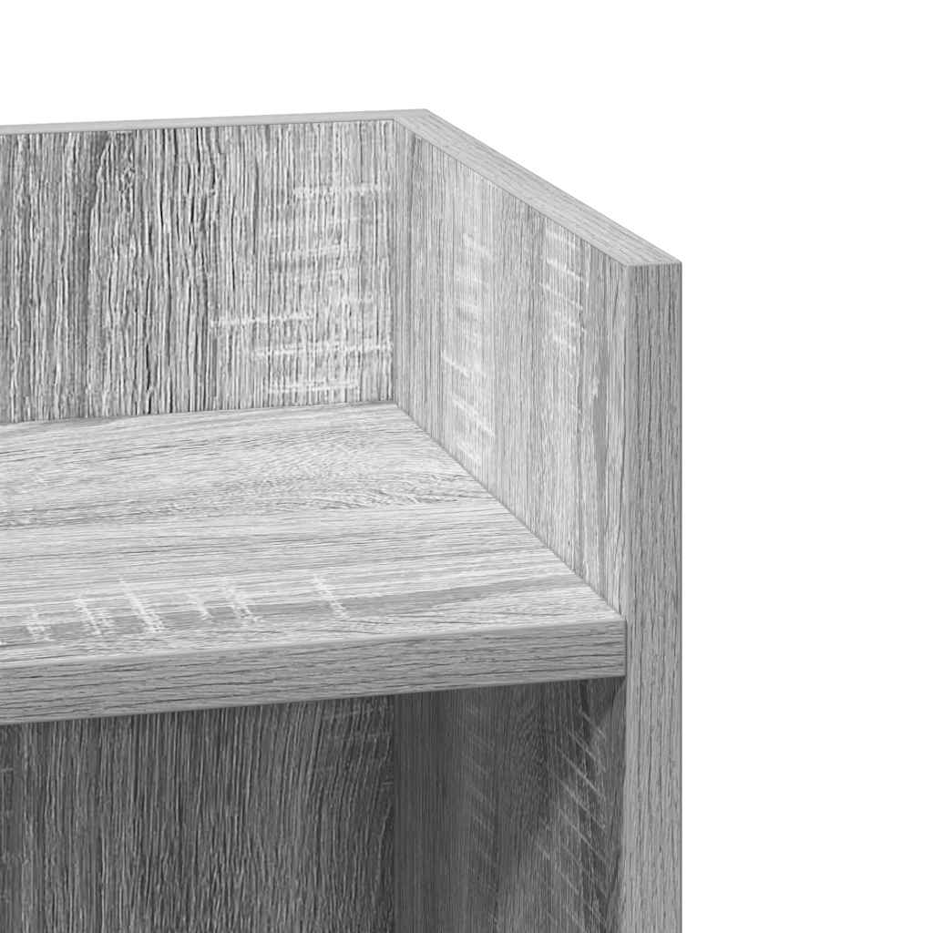 vidaXL Τραπεζάκι με ράφι Γκρι Sonoma 25,5x27x60 εκ.