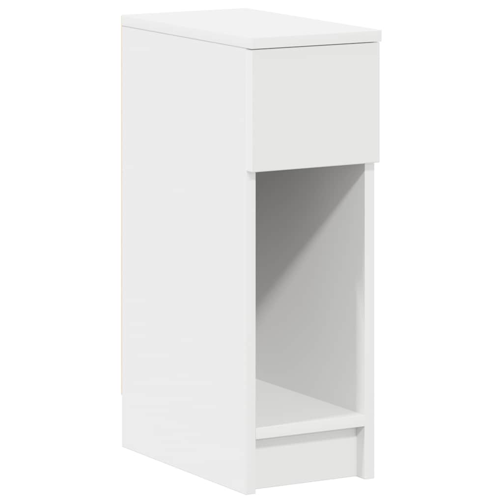 vidaXL Κομοδίνο με συρτάρι Λευκό 20x36x60 cm
