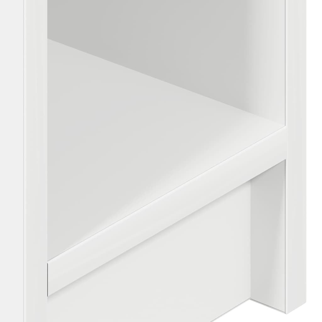 vidaXL Κομοδίνο με συρτάρι Λευκό 20x36x60 cm