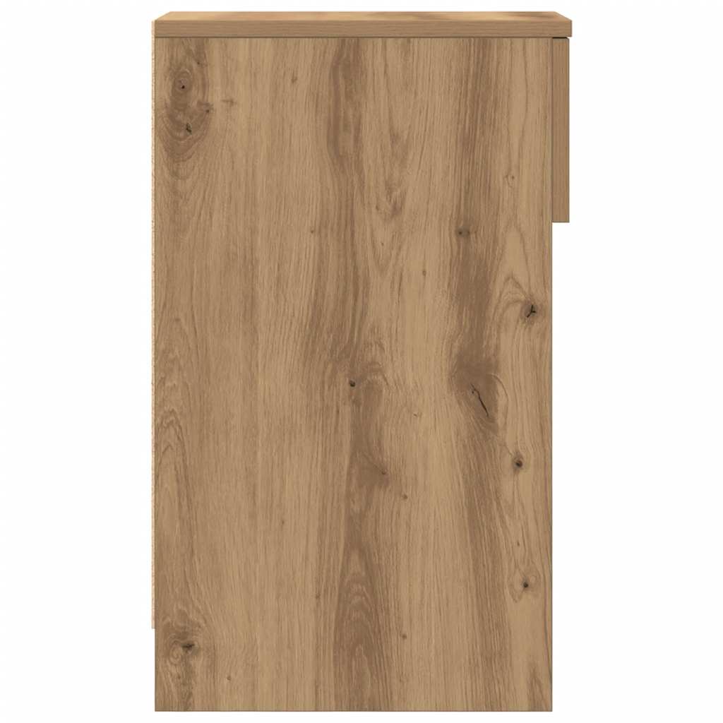 vidaXL Κομοδίνο με συρτάρι Αρτισιανή Δρυς 20x36x60 εκ.