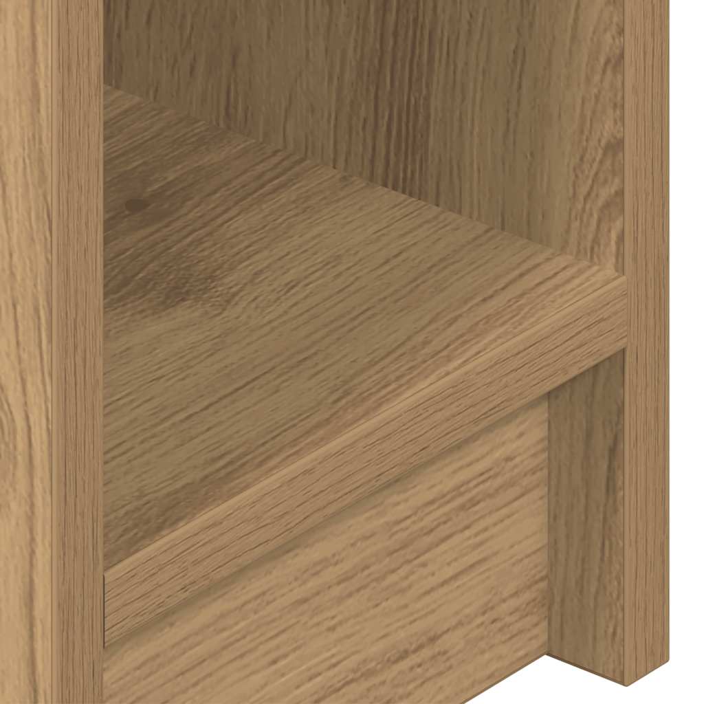 vidaXL Κομοδίνο με συρτάρι Αρτισιανή Δρυς 20x36x60 εκ.