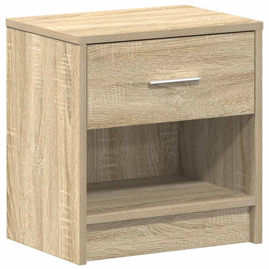vidaXL Κομοδίνο με Συρτάρι σε Χρώμα Sonoma Δρυς 39 x 28 x 41 εκ.