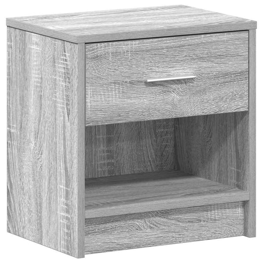 vidaXL Κομοδίνο με Συρτάρι Γκρι Sonoma 39 x 28 x 41 εκ.