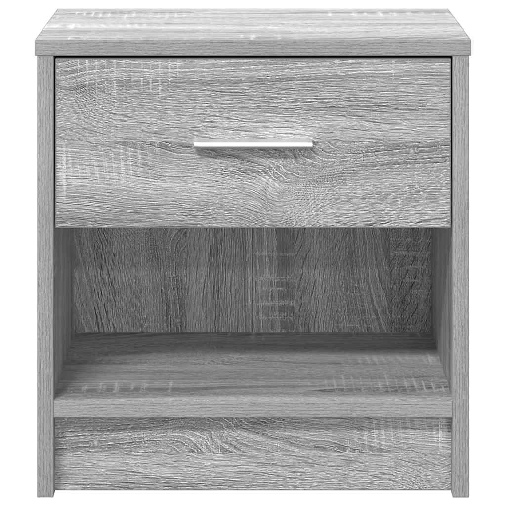 vidaXL Κομοδίνο με Συρτάρι Γκρι Sonoma 39 x 28 x 41 εκ.