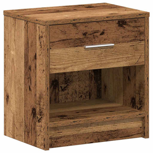 vidaXL Κομοδίνο με Συρτάρι από Παλιό Ξύλο 39 x 28 x 41 εκ.