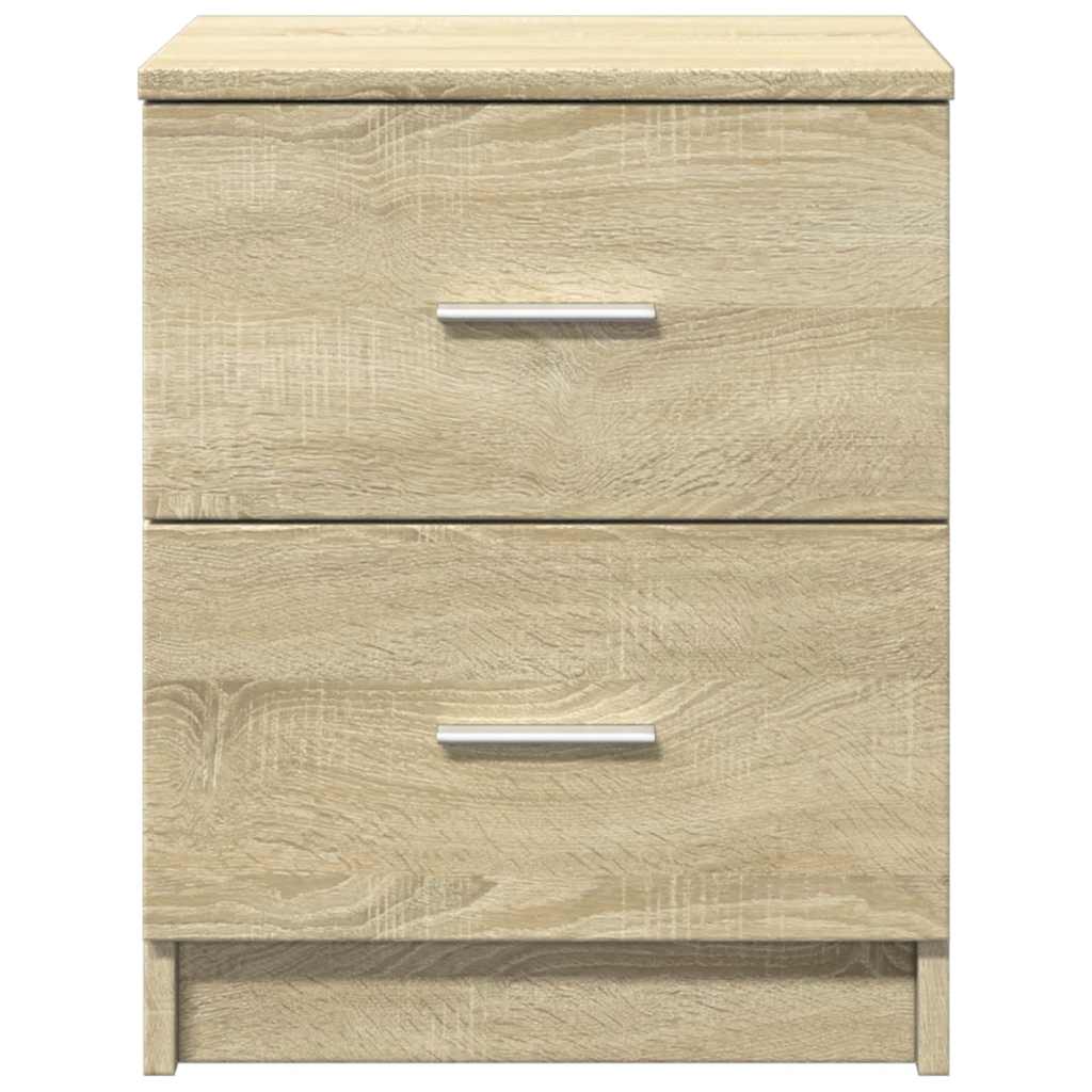 vidaXL Κομοδίνο με 2 Συρτάρια Χρώμα Sonoma Δρυς 40x36x50 εκ.