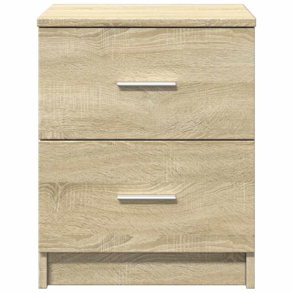 vidaXL Κομοδίνα 2 τεμ. με 2 Συρτάρια, Χρώμα Sonoma Δρυς 40x36x50 εκ.