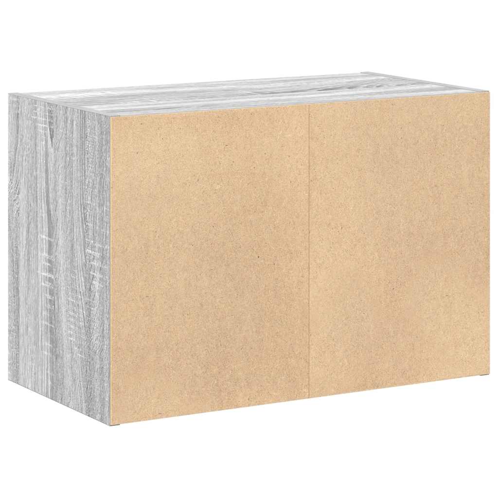 vidaXL Ντουλάπι με 2 συρτάρια Γκρι Sonoma 60x31x40 εκ. από Επεξ. Ξύλο