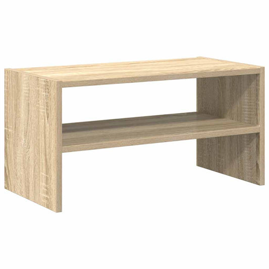 vidaXL Ράφι παπουτσιών στοιβαζόμενο Sonoma Oak 60x30x30,5 cm