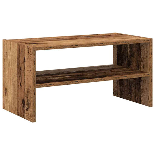 vidaXL Ράφι παπουτσιών στοιβαζόμενο από παλιό ξύλο 60x30x30,5 cm